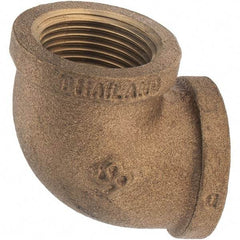 Merit Brass - Class 125, 3/4" Internal Pipe, Brass 90° Street Elbow - FBSPT x FBSPT - Eagle Tool & Supply
