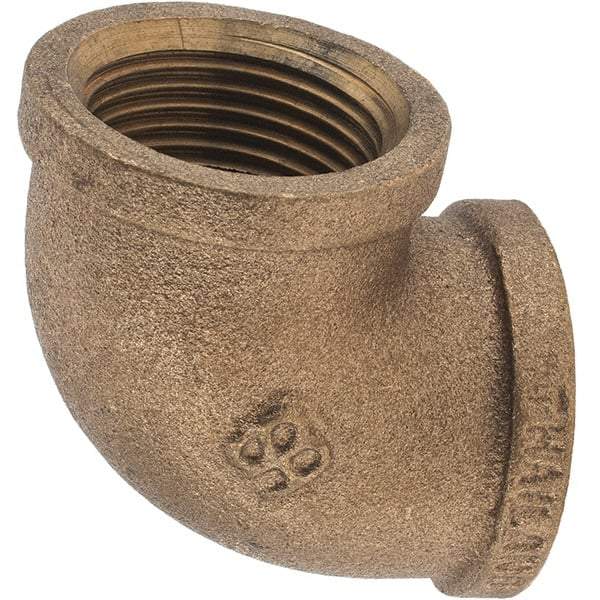 Merit Brass - Class 125, 1" Internal Pipe, Brass 90° Street Elbow - FBSPT x FBSPT - Eagle Tool & Supply