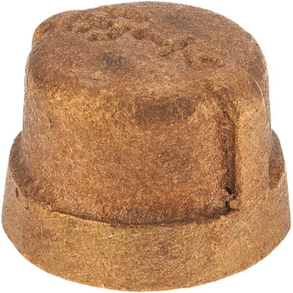Merit Brass - Class 125, 1/4" Internal Pipe, Brass End Cap - FBSPT - Eagle Tool & Supply