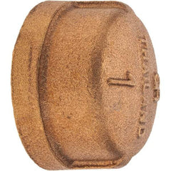 Merit Brass - Class 125, 1" Internal Pipe, Brass End Cap - FBSPT - Eagle Tool & Supply