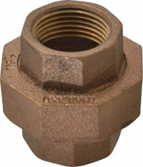 Merit Brass - Class 125, 1" Internal Pipe, Brass Union - FBSPT x FBSPT - Eagle Tool & Supply