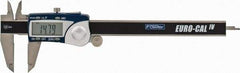 Fowler - 0 to 150mm Range, 0.01mm Resolution, IP54 Electronic Caliper - Stainless Steel with 1-1/2" Stainless Steel Jaws, 0.02mm Accuracy - Eagle Tool & Supply