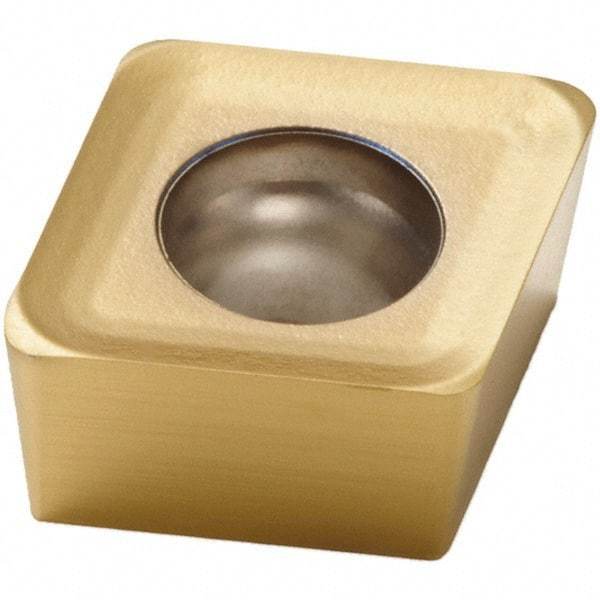 Seco - CCMX08T308 E07 Grade T25M Carbide Milling Insert - TiCN/TiC/TiCN/TiN Finish, 0.173" Thick, 0.316" Inscribed Circle, 0.031" Corner Radius - Eagle Tool & Supply