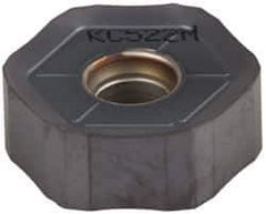 Kennametal - HNGJ535 LD Grade KC522M Carbide Milling Insert - TiAlN Finish, 0.2189" Thick, 5/8" Inscribed Circle, 1.2mm Corner Radius - Eagle Tool & Supply