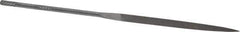 Nicholson - 5-1/2" Needle Precision Swiss Pattern Barrette File - Round Handle - Eagle Tool & Supply