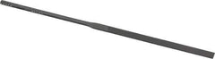 Nicholson - 5-1/2" Needle Precision Swiss Pattern Equalling File - Round Handle - Eagle Tool & Supply