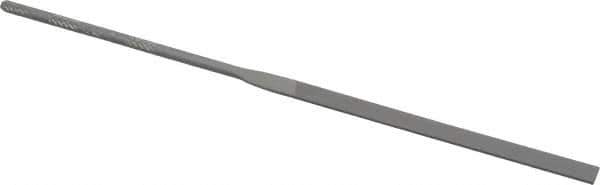 Nicholson - 6-1/4" Needle Precision Swiss Pattern Equalling File - Round Handle - Eagle Tool & Supply