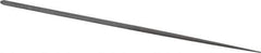 Nicholson - 5-1/2" Needle Precision Swiss Pattern Round File - Round Handle - Eagle Tool & Supply