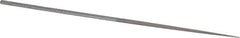 Nicholson - 6-1/4" Needle Precision Swiss Pattern Round File - Round Handle - Eagle Tool & Supply