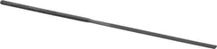 Nicholson - 6-1/4" Needle Precision Swiss Pattern Slitting File - Round Handle - Eagle Tool & Supply