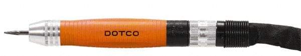 Dotco - 3mm Collet, Straight Handle, Air Die Grinder - 60,000 RPM, Rear Exhaust, 0.1 hp, 90 psi, 1/8" Inlet - Eagle Tool & Supply