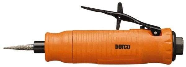 Dotco - 1/4" Collet, Straight Handle, Air Die Grinder - 25,000 RPM, Rear Exhaust, 0.3 hp, 90 psi, 1/4" Inlet - Eagle Tool & Supply
