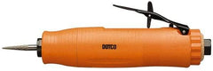 Dotco - 1/4" Collet, Straight Handle, Air Straight Die Grinder - 23,000 RPM, Front Exhaust, 38 CFM, 0.9 hp - Eagle Tool & Supply