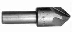 Hertel - 3/4" Head Diam, 1/2" Shank Diam, 4 Flute 100° High Speed Steel Countersink - 2-11/16" OAL, Straight Shank - Eagle Tool & Supply