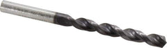 Guhring - 21/64" 130° Powdered Metal Jobber Drill - FIREX Finish, Right Hand Cut, Parabolic Flute, Straight Shank, 4-19/32" OAL, Cone Relief Point - Eagle Tool & Supply