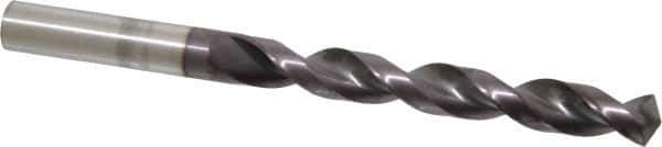 Guhring - 15/32" 130° Powdered Metal Jobber Drill - FIREX Finish, Right Hand Cut, Parabolic Flute, Straight Shank, 142mm OAL, Cone Relief Point - Eagle Tool & Supply