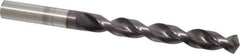 Guhring - 15/32" 130° Powdered Metal Jobber Drill - FIREX Finish, Right Hand Cut, Parabolic Flute, Straight Shank, 142mm OAL, Cone Relief Point - Eagle Tool & Supply