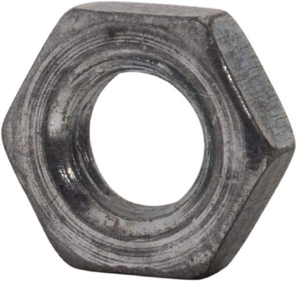 Value Collection - M5x0.80 Steel Right Hand Hex Jam Nut - 8mm Across Flats, 2.7mm High, Zinc-Plated Finish - Eagle Tool & Supply