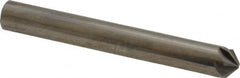 Made in USA - 1/4" Head Diam, 1/4" Shank Diam, 6 Flute 100° Solid Carbide Countersink - Eagle Tool & Supply
