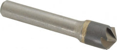 Made in USA - 1/2" Head Diam, 3/8" Shank Diam, 6 Flute 120° Solid Carbide Countersink - Eagle Tool & Supply