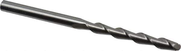 Accupro - 3/8" Diam, 3" LOC, 2 Flute Solid Carbide Ball End Mill - Uncoated, Single End, 6" OAL, 3/8" Shank Diam, Spiral Flute - Eagle Tool & Supply
