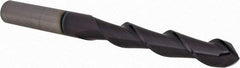 Accupro - 9/16" Diam, 3" LOC, 2 Flute Solid Carbide Ball End Mill - AlTiN Finish, Single End, 6" OAL, 9/16" Shank Diam, Spiral Flute - Eagle Tool & Supply