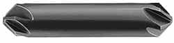 Made in USA - 3/8" Head Diam, 6 Flute 90° Solid Carbide Countersink - Eagle Tool & Supply