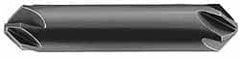 Made in USA - 3/8" Head Diam, 6 Flute 90° Solid Carbide Countersink - Eagle Tool & Supply