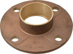 NIBCO - 3" Pipe, 7-1/2" OD, Cast Copper Companion Pipe Flange - 125 psi, C End Connection, 6" Across Bolt Hole Centers - Eagle Tool & Supply