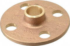NIBCO - 3/4" Pipe, 3-7/8" OD, Cast Copper Companion Pipe Flange - 125 psi, C End Connection, 2-3/4" Across Bolt Hole Centers - Eagle Tool & Supply