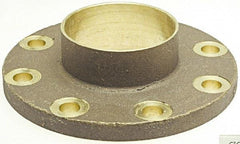 NIBCO - 1-1/4" Pipe, 4-5/8" OD, Cast Copper Companion Pipe Flange - 150 psi, C End Connection, 3-1/2" Across Bolt Hole Centers - Eagle Tool & Supply