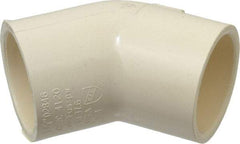 NIBCO - 1-1/4" CPVC Plastic Pipe 45° Elbow - Slip x Slip End Connections - Eagle Tool & Supply