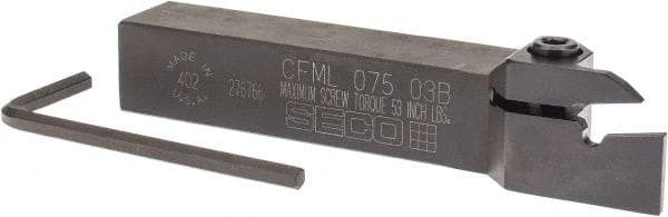 Seco - CFML, Left Hand Cut, 3/4" Shank Height x 3/4" Shank Width, Indexable Turning Toolholder - 4-1/2" OAL, LC..1603.. Insert Compatibility, Series Multi-Directional Turning (MDT) - Eagle Tool & Supply