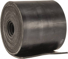 Made in USA - 1/16" Thick x 2" Wide x 60" Long, Plain Backed Neoprene Rubber Strip - Stock Length, 60 Shore A Durometer, 2,500 psi Tensile Strength, -40 to 225°F, Black - Eagle Tool & Supply