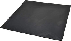 Made in USA - 12" Long, 12" Wide, 1/8" Thick, Neoprene Rubber Foam Sheet - 50 to 60 Durometer, Black, -40 to 225°F, 2,500 psi Tensile Strength, Plain Backing, Stock Length - Eagle Tool & Supply