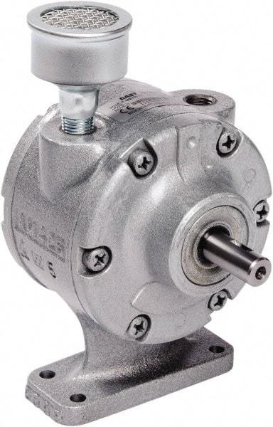Gast - 1.7 hp Reversible Foot Air Actuated Motor - 0:00 Gear Ratio, 3,000 Max RPM, 1.12" Shaft Length, 1/2" Shaft Diam - Eagle Tool & Supply