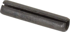 Value Collection - 5/32" Diam x 3/4" Long Slotted Spring Pin - Grade 1070-1090 Alloy Steel, Black Oxide Finish - Eagle Tool & Supply