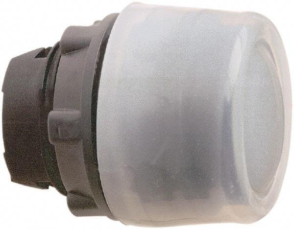 Schneider Electric - 22mm Mount Hole, Extended Straight, Pushbutton Switch Only - Round, Black Pushbutton, Nonilluminated, Momentary (MO) - Eagle Tool & Supply