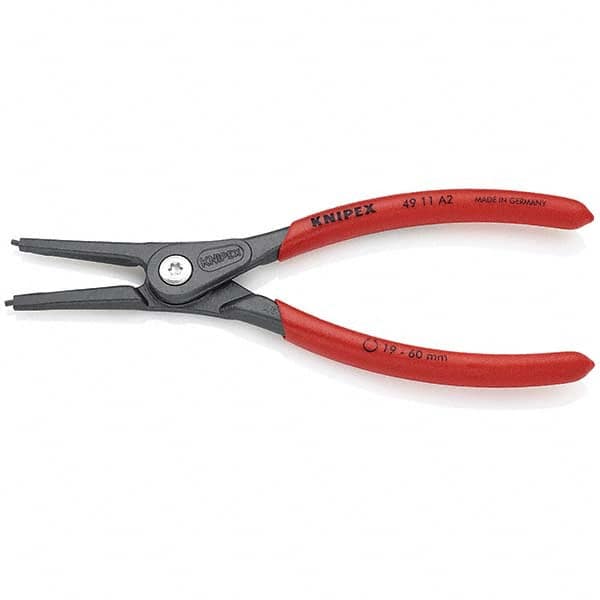 Knipex - Retaining Ring Pliers Type: External Ring Size: 3/4" - 2-3/64" - Eagle Tool & Supply