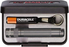 Mag-Lite - Clear LED Bulb, 47 Lumens, Mini Flashlight - Gray Aluminum Body, 1 AAA Alkaline Battery Included - Eagle Tool & Supply