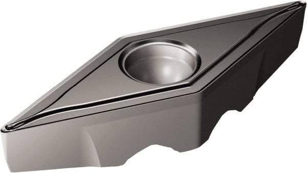 Sandvik Coromant - TRVB1308 F Grade 1105 Carbide Turning Insert - TiAlN Finish, 35° Diamond, 8mm Inscr Circle, 4.525mm Thick, 1/32" Corner Radius - Eagle Tool & Supply