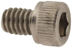 Value Collection - #8-32 UNC Hex Socket Drive, Socket Cap Screw - Grade 18-8 Stainless Steel, Uncoated, 1/4" Length Under Head - Eagle Tool & Supply