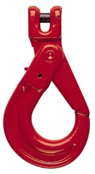 Pewag - 1/2 Inch Chain Diameter, Grade 80 Clevis Hook - 12,000 Lbs. Load Capacity, 19/32 Inch Inside Diameter, 19/32 Inch Pin Diameter, 2-23/64 Inch Hook Throat, 2-1/32 Inch Hook Width - Eagle Tool & Supply