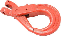 Pewag - 3/8 Inch Chain Diameter, Grade 80 Clevis Hook - 7,100 Lbs. Load Capacity, 15/32 Inch Inside Diameter, 15/32 Inch Pin Diameter, 1-31/32 Inch Hook Throat, 1-49/64 Inch Hook Width - Eagle Tool & Supply