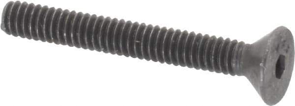 Value Collection - #5-40 UNC Hex Socket Drive, 82° Flat Screw - Alloy Steel, Black Oxide Finish, Fully Threaded, 1" OAL - Eagle Tool & Supply