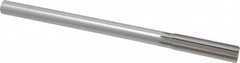 Made in USA - 0.623" High Speed Steel 8 Flute Chucking Reamer - Eagle Tool & Supply