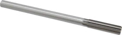 Made in USA - 0.627" High Speed Steel 8 Flute Chucking Reamer - Straight Flute, 0.5615" Straight Shank, 2-1/4" Flute Length, 9" OAL - Eagle Tool & Supply
