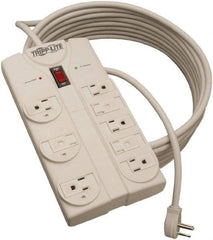 Tripp-Lite - 8 Outlets, 120 VAC15 Amps, 25' Cord, Power Outlet Strip - Floor, Keyhole Mount, 5-15 NEMA Configuration, 1.51" Strip - Eagle Tool & Supply