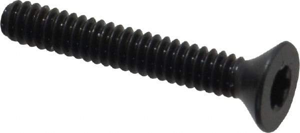 Camcar - #4-40 UNC Torx Plus Drive, 82° Flat Screw - Alloy Steel, Black Oxide Finish, Fully Threaded, 3/4" OAL - Eagle Tool & Supply