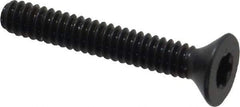 Camcar - #4-40 UNC Torx Plus Drive, 82° Flat Screw - Alloy Steel, Black Oxide Finish, Fully Threaded, 3/4" OAL - Eagle Tool & Supply